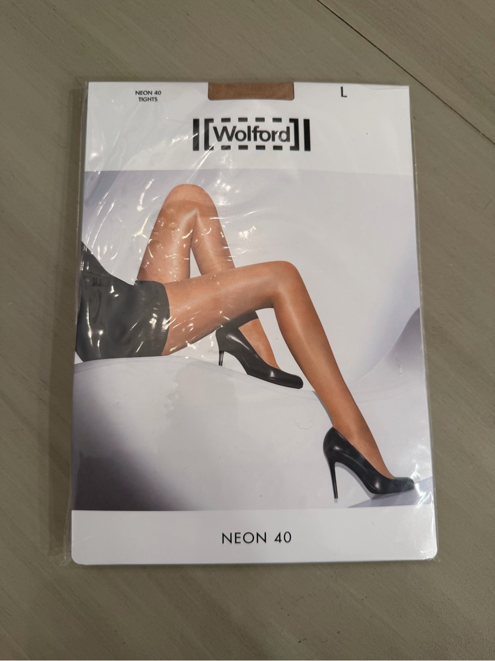 Wolford Tights Duo — Black Orchid 50 & Nude Neon 40 - Picture 3 of 3